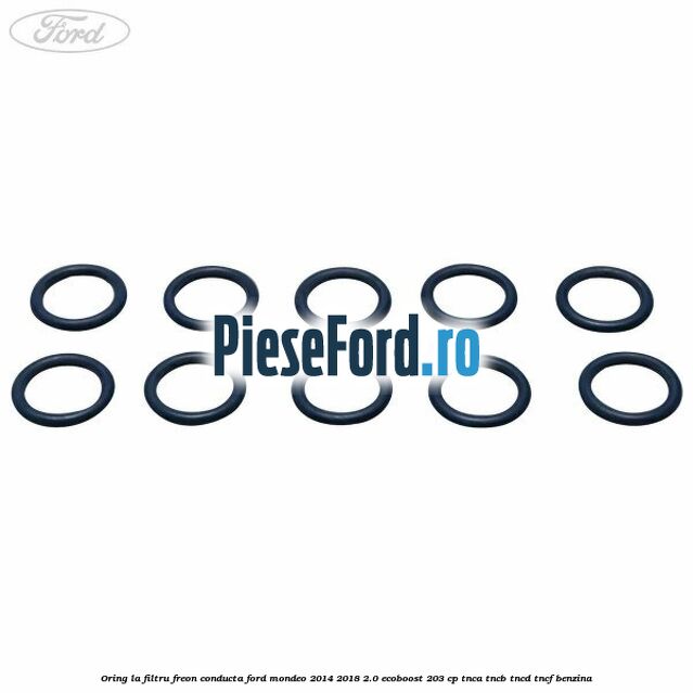 Oring la filtru freon conducta Ford Mondeo 2014-2018 2.0 EcoBoost 203 cp TNCA, TNCB, TNCD, TNCF benzina