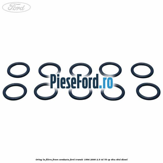 Oring la filtru freon conducta Ford Transit 1994-2000 2.5 TD 75 cp 4HA, 4HD diesel
