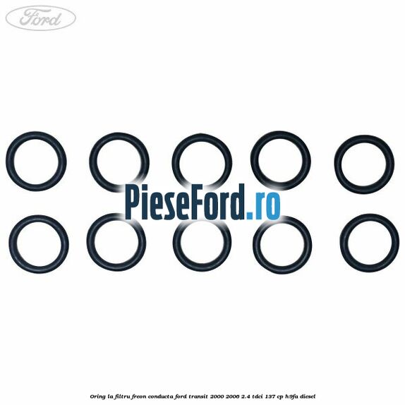 Oring la filtru freon conducta Ford Transit 2000-2006 2.4 TDCi 137 cp H9FA diesel