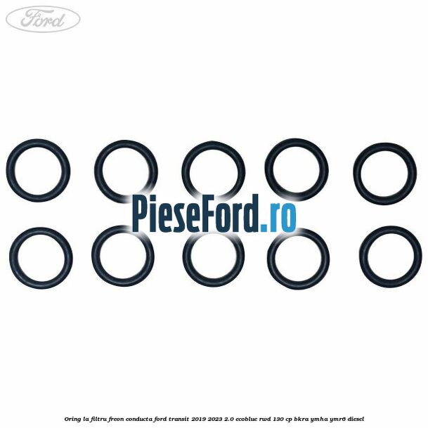 Oring la filtru freon conducta Ford Transit 2019-2023 2.0 EcoBlue RWD 130 cp BKRA, YMHA, YMR6 diesel
