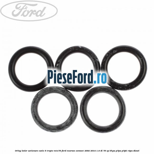Oring levier actionare cutie 5 trepte MTX75 Ford Tourneo Connect 2002-2014 1.8 Di 75 cp BHPA, P7PA, P7PB, R2PA diesel