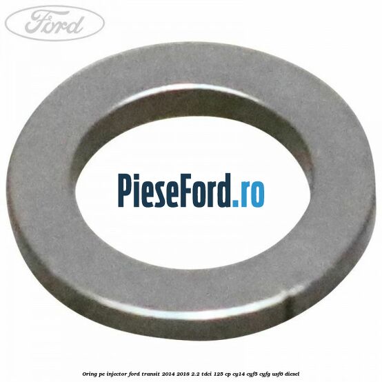 Oring pe injector Ford Transit 2014-2018 2.2 TDCi 125 cp CY14, CYF5, CYFG, USF6 diesel