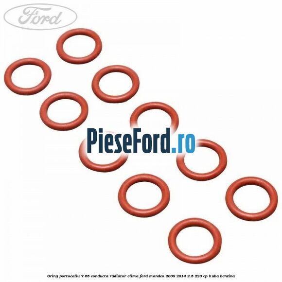 Oring portocaliu 7.65 conducta radiator clima Ford Mondeo 2008-2014 2.5 220 cp Oring portocaliu 7.65 conducta radiator clima Ford Mondeo 2008-2014 2.5 220 cp HUBA benzina