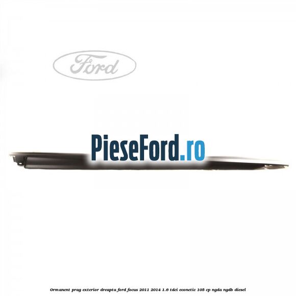 Ormanent prag exterior dreapta Ford Focus 2011-2014 1.6 TDCi ECOnetic 105 cp NGDA, NGDB diesel