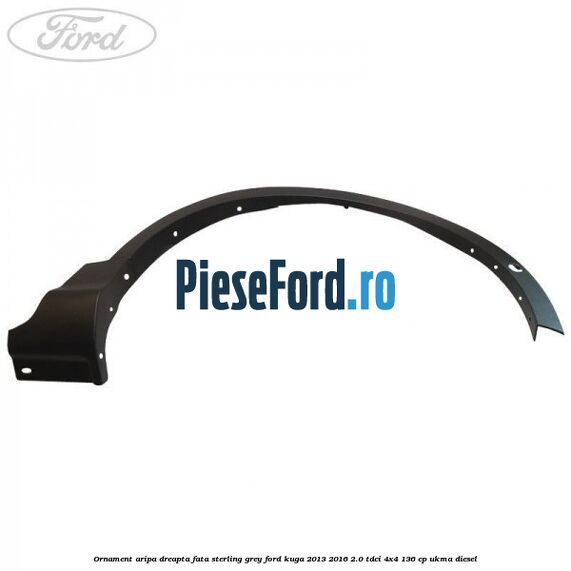 Ornament aripa dreapta fata sterling grey Ford Kuga 2013-2016 2.0 TDCi 4x4 136 cp UKMA diesel
