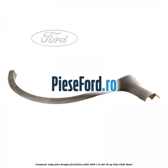 Ornament aripa fata dreapta Ford Fiesta 2002-2005 1.6 TDCi 90 cp HHJA, HHJB diesel