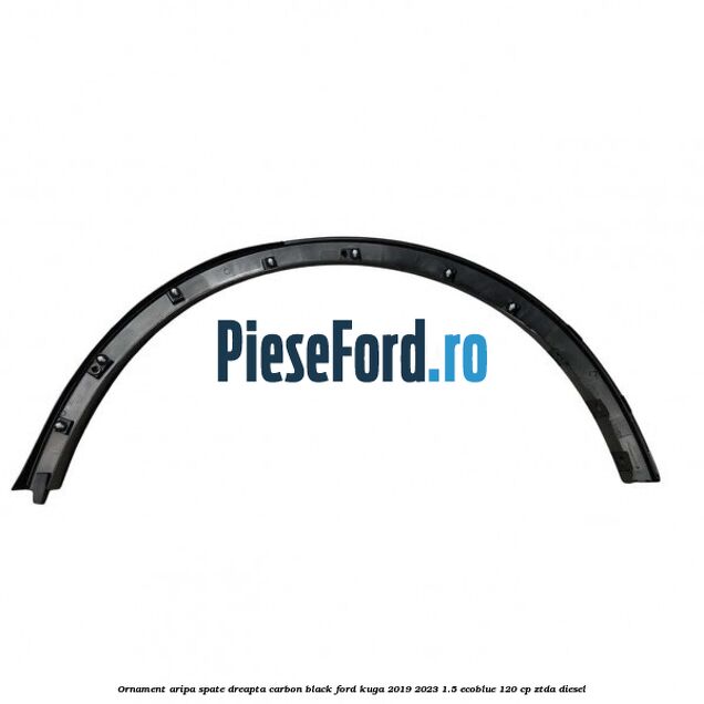 Ornament aripa spate dreapta carbon black Ford Kuga 2019-2023 1.5 EcoBlue 120 cp ZTDA diesel