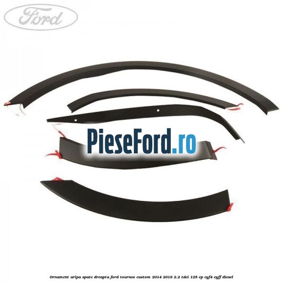 Ornament aripa spate dreapta Ford Tourneo Custom 2014-2018 2.2 TDCi 125 cp CYF4, CYFF diesel