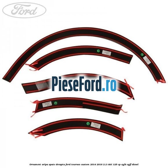 Ornament aripa spate dreapta Ford Tourneo Custom 2014-2018 2.2 TDCi 125 cp Ornament aripa spate dreapta Ford Tourneo Custom 2014-2018 2.2 TDCi 125 cp CYF4, CYFF diesel