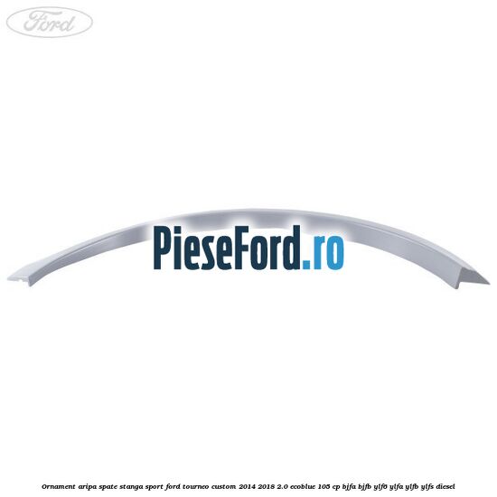Ornament aripa spate stanga sport Ford Tourneo Custom 2014-2018 2.0 EcoBlue 105 cp BJFA, BJFB, YLF6, YLFA, YLFB, YLFS diesel