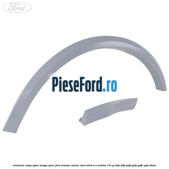 Ornament aripa spate stanga sport Ford Tourneo Custom 2014-2018 2.0 EcoBlue 170 cp Ornament aripa spate stanga sport Ford Tourneo Custom 2014-2018 2.0 EcoBlue 170 cp BLFA, BLFB, YNF6, YNFA, YNFB, YNFS diesel