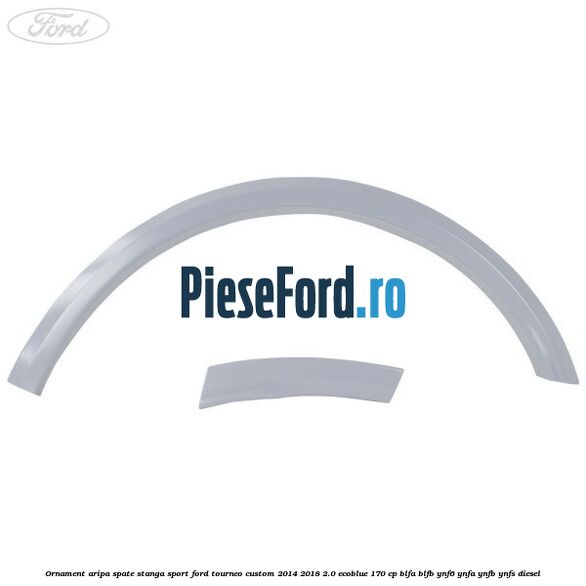 Ornament aripa spate stanga sport Ford Tourneo Custom 2014-2018 2.0 EcoBlue 170 cp Ornament aripa spate stanga sport Ford Tourneo Custom 2014-2018 2.0 EcoBlue 170 cp BLFA, BLFB, YNF6, YNFA, YNFB, YNFS diesel