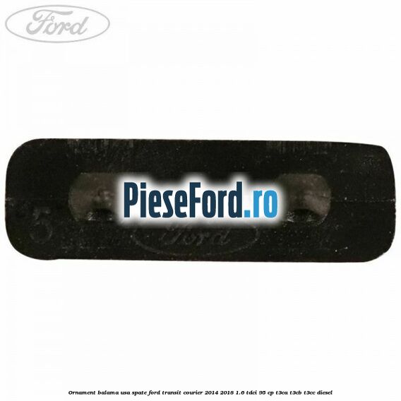 Ornament balama usa spate Ford Transit Courier 2014-2018 1.6 TDCi 95 cp T3CA, T3CB, T3CC diesel