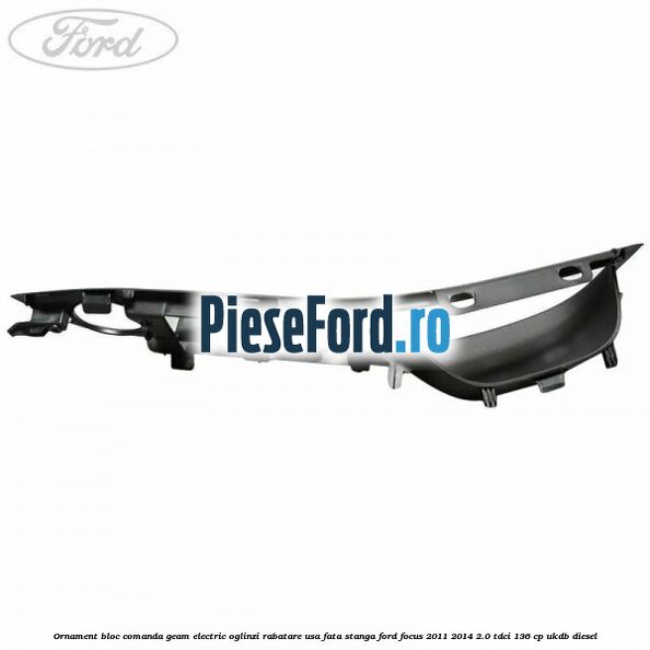 Ornament bloc comanda geam electric oglinzi rabatare usa fata stanga Ford Focus 2011-2014 2.0 TDCi 136 cp UKDB diesel