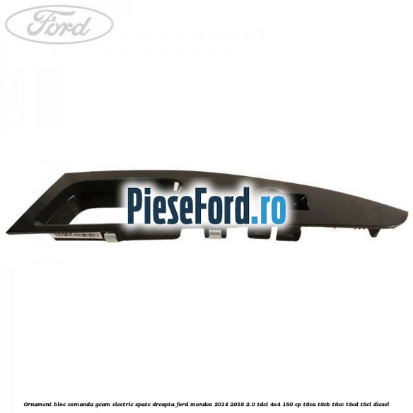 Ornament bloc comanda geam electric spate dreapta Ford Mondeo 2014-2018 2.0 TDCi 4x4 180 cp T8CA, T8CB, T8CC, T8CD, T8CL diesel