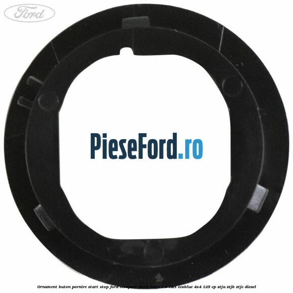 Ornament buton pornire start stop Ford EcoSport 2019-2023 1.5 TDCi EcoBlue 4x4 125 cp ZTJA, ZTJB, ZTJC diesel