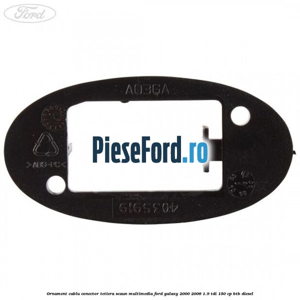 Ornament cablu conector tetiera scaun multimedia Ford Galaxy 2000-2006 1.9 TDI 150 cp BTB diesel