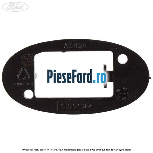 Ornament cablu conector tetiera scaun multimedia Ford Galaxy 2007-2014 1.8 TDCi 125 cp QYWA diesel