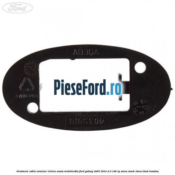 Ornament cablu conector tetiera scaun multimedia Ford Galaxy 2007-2014 2.0 145 cp AOWA, AOWB, TBWA, TBWB benzina