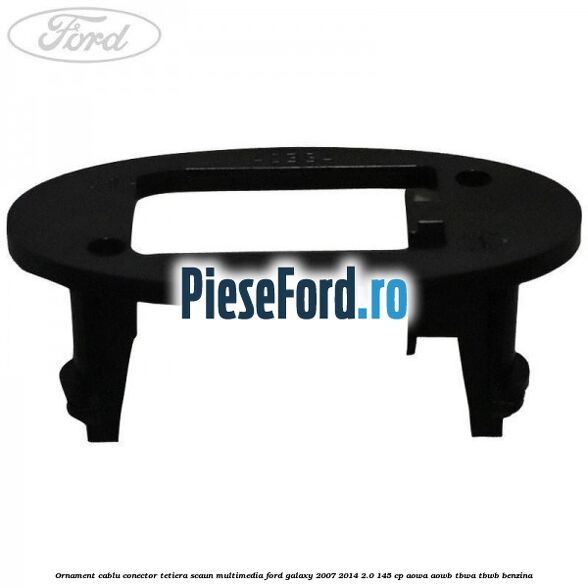 Ornament cablu conector tetiera scaun multimedia Ford Galaxy 2007-2014 2.0 145 cp AOWA, AOWB, TBWA, TBWB benzina