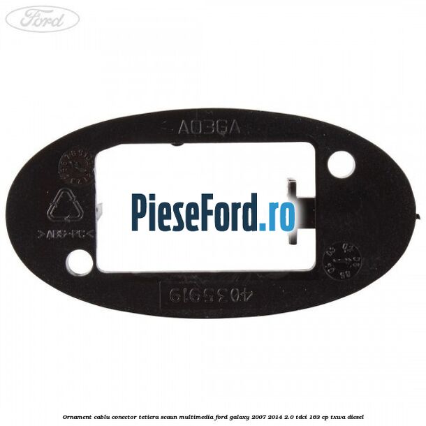 Ornament cablu conector tetiera scaun multimedia Ford Galaxy 2007-2014 2.0 TDCi 163 cp TXWA diesel