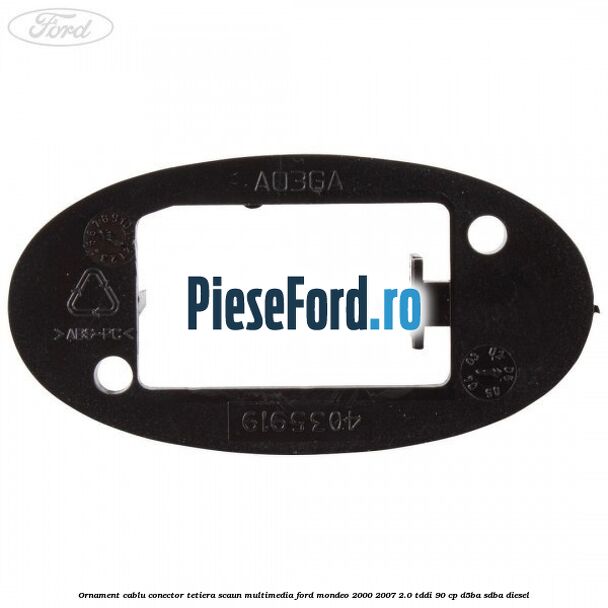 Ornament cablu conector tetiera scaun multimedia Ford Mondeo 2000-2007 2.0 TDDI 90 cp D5BA, SDBA diesel
