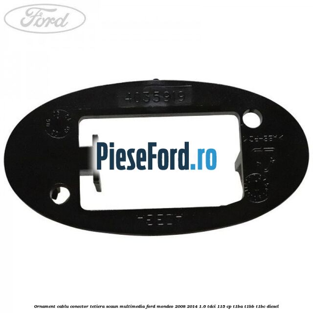 Ornament cablu conector tetiera scaun multimedia Ford Mondeo 2008-2014 1.6 TDCi 115 cp T1BA, T1BB, T1BC diesel