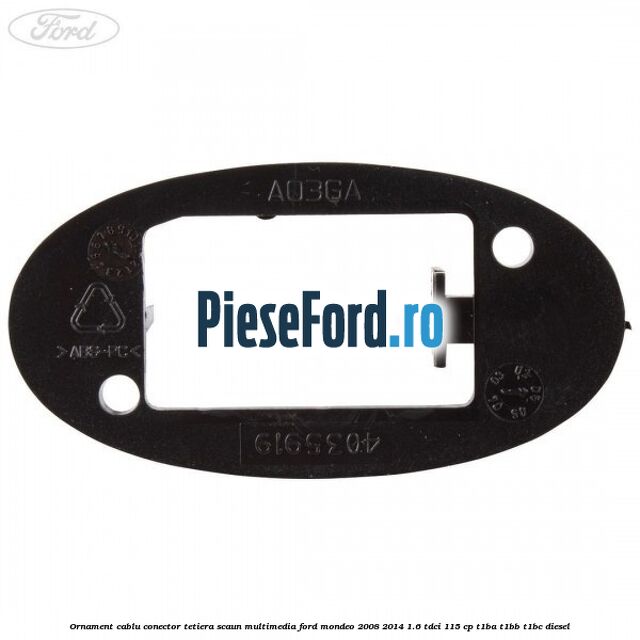Ornament cablu conector tetiera scaun multimedia Ford Mondeo 2008-2014 1.6 TDCi 115 cp T1BA, T1BB, T1BC diesel