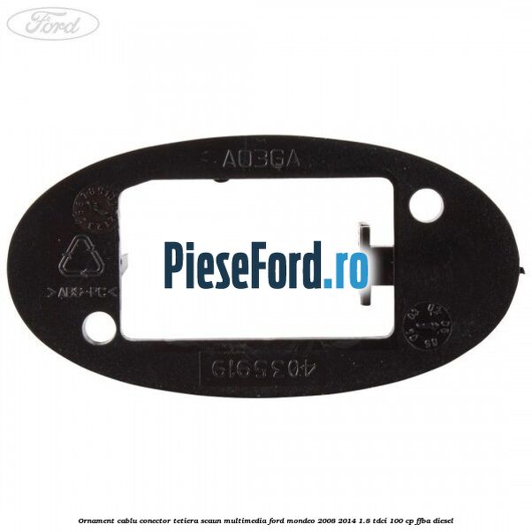 Ornament cablu conector tetiera scaun multimedia Ford Mondeo 2008-2014 1.8 TDCi 100 cp FFBA diesel