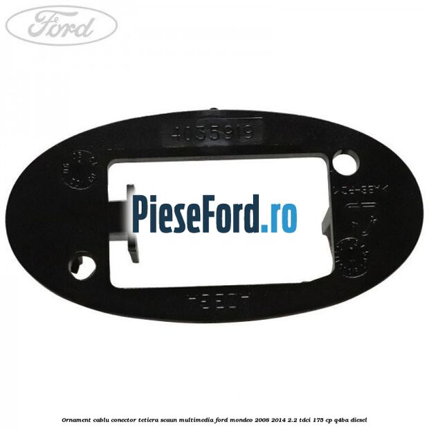 Ornament cablu conector tetiera scaun multimedia Ford Mondeo 2008-2014 2.2 TDCi 175 cp Q4BA diesel