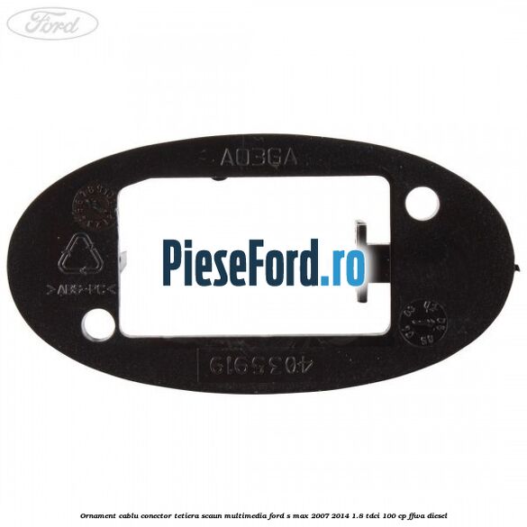 Ornament cablu conector tetiera scaun multimedia Ford S-Max 2007-2014 1.8 TDCi 100 cp FFWA diesel