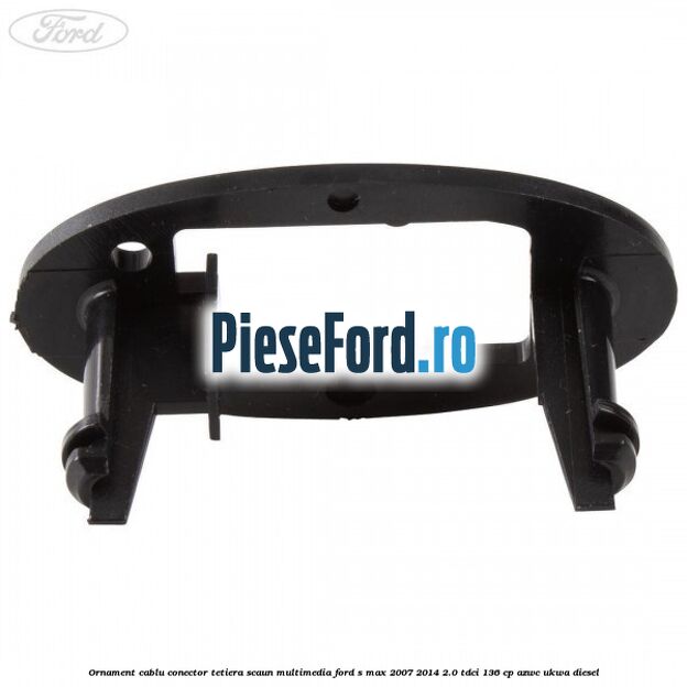 Ornament cablu conector tetiera scaun multimedia Ford S-Max 2007-2014 2.0 TDCi 136 cp AZWC, UKWA diesel