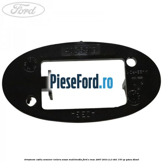 Ornament cablu conector tetiera scaun multimedia Ford S-Max 2007-2014 2.2 TDCi 175 cp Q4WA diesel