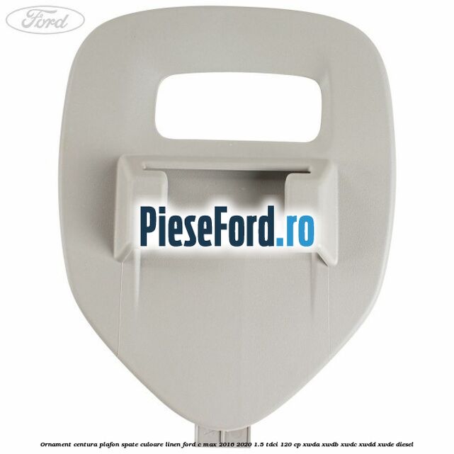 Ornament centura plafon spate culoare linen Ford C-Max 2016-2020 1.5 TDCi 120 cp XWDA, XWDB, XWDC, XWDD, XWDE diesel