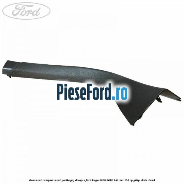 Ornament compartiment portbagaj dreapta Ford Kuga 2008-2012 2.0 TDCi 136 cp G6DG, UKDA diesel