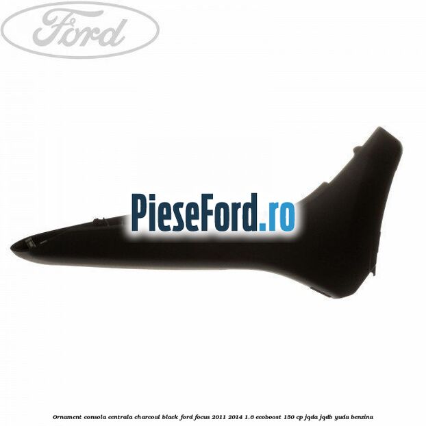 Ornament consola centrala charcoal black Ford Focus 2011-2014 1.6 EcoBoost 150 cp JQDA, JQDB, YUDA benzina