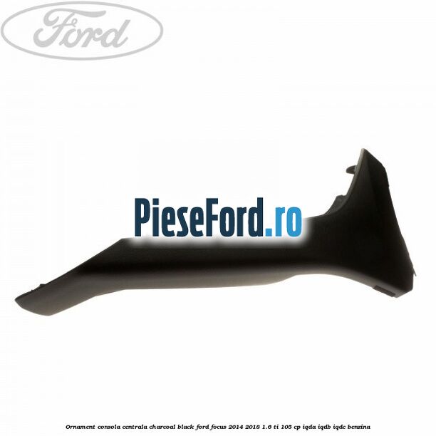 Ornament consola centrala charcoal black Ford Focus 2014-2018 1.6 Ti 105 cp Ornament consola centrala charcoal black Ford Focus 2014-2018 1.6 Ti 105 cp IQDA, IQDB, IQDC benzina