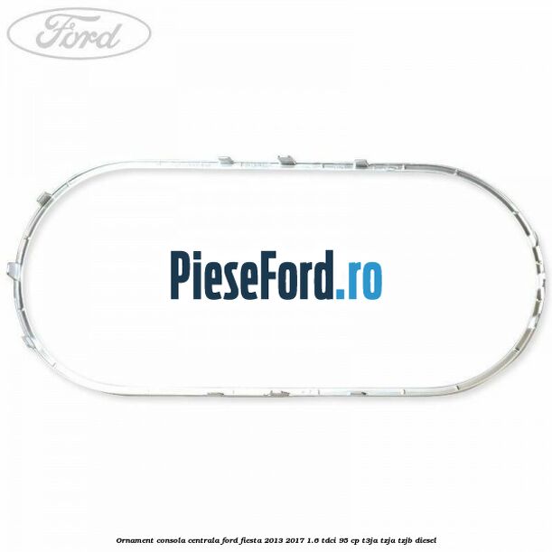 Ornament consola centrala Ford Fiesta 2013-2017 1.6 TDCi 95 cp T3JA, TZJA, TZJB diesel