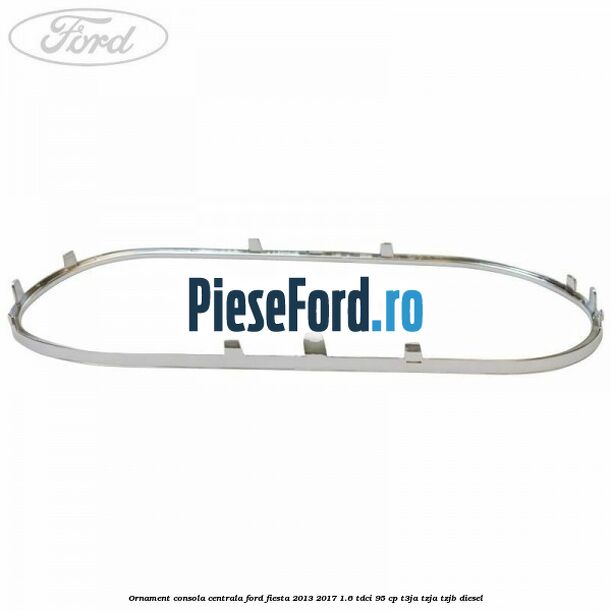 Ornament consola centrala Ford Fiesta 2013-2017 1.6 TDCi 95 cp T3JA, TZJA, TZJB diesel