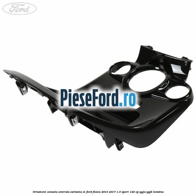 Ornament consola centrala varianta ST Ford Fiesta 2013-2017 1.0 Sport 140 cp YYJA, YYJB benzina