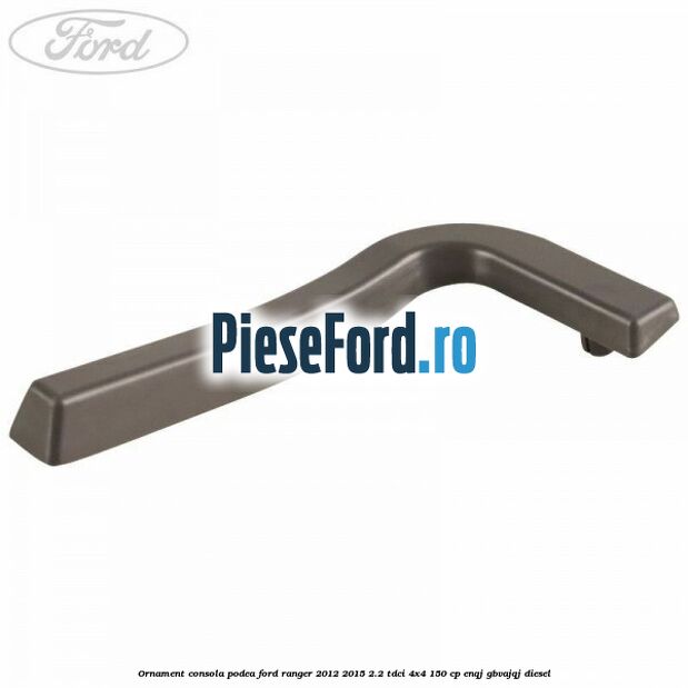 Ornament consola podea Ford Ranger 2012-2015 2.2 TDCi 4x4 150 cp ENQJ, GBVAJQJ diesel