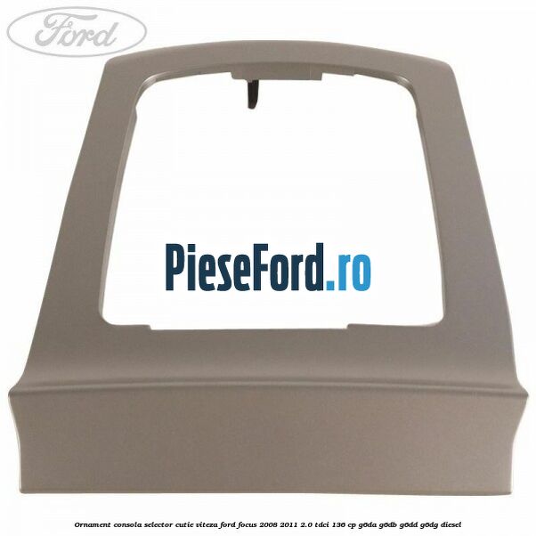 Ornament consola selector cutie viteza Ford Focus 2008-2011 2.0 TDCi 136 cp G6DA, G6DB, G6DD, G6DG diesel