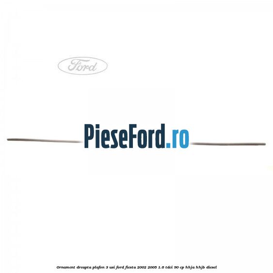 Ornament dreapta plafon 3 usi Ford Fiesta 2002-2005 1.6 TDCi 90 cp HHJA, HHJB diesel