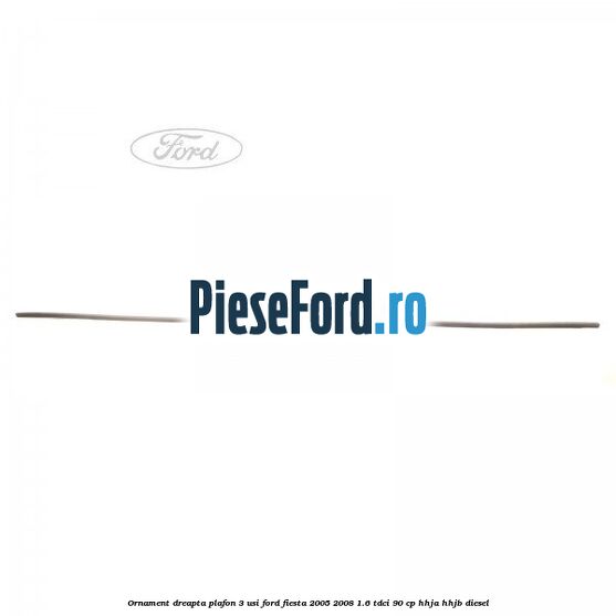 Ornament dreapta plafon 3 usi Ford Fiesta 2005-2008 1.6 TDCi 90 cp Ornament dreapta plafon 3 usi Ford Fiesta 2005-2008 1.6 TDCi 90 cp HHJA, HHJB diesel