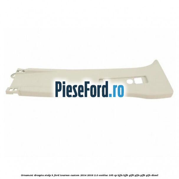 Ornament dreapta stalp B Ford Tourneo Custom 2014-2018 2.0 EcoBlue 105 cp BJFA, BJFB, YLF6, YLFA, YLFB, YLFS diesel