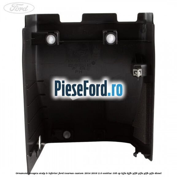 Ornament dreapta stalp B inferior Ford Tourneo Custom 2014-2018 2.0 EcoBlue 105 cp BJFA, BJFB, YLF6, YLFA, YLFB, YLFS diesel