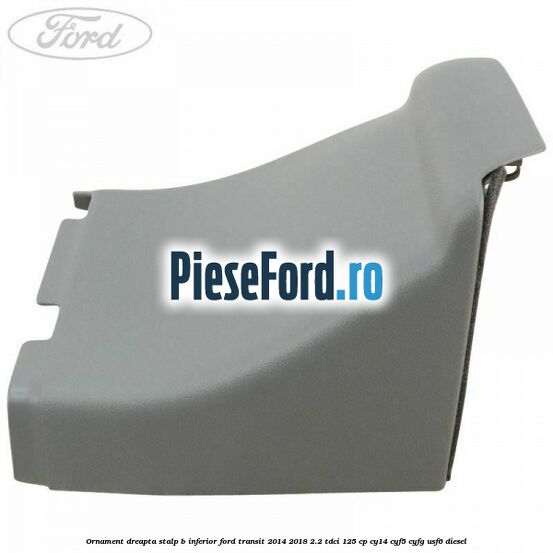 Ornament dreapta stalp B inferior Ford Transit 2014-2018 2.2 TDCi 125 cp CY14, CYF5, CYFG, USF6 diesel