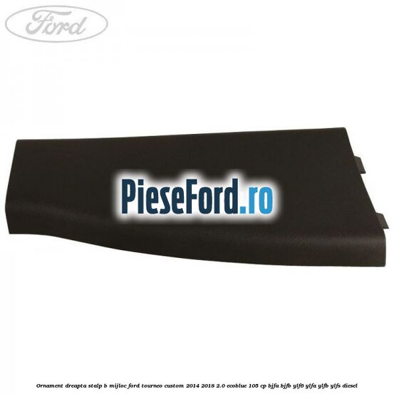 Ornament dreapta stalp B mijloc Ford Tourneo Custom 2014-2018 2.0 EcoBlue 105 cp BJFA, BJFB, YLF6, YLFA, YLFB, YLFS diesel