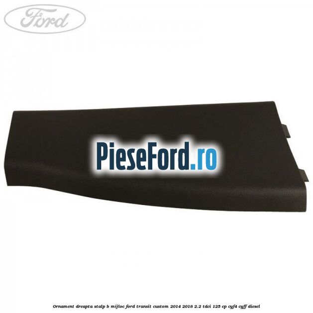 Ornament dreapta stalp B mijloc Ford Transit Custom 2014-2018 2.2 TDCi 125 cp CYF4, CYFF diesel