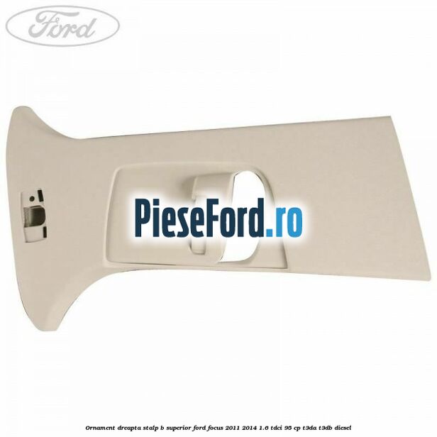 Ornament dreapta stalp B superior Ford Focus 2011-2014 1.6 TDCi 95 cp Ornament dreapta stalp B superior Ford Focus 2011-2014 1.6 TDCi 95 cp T3DA, T3DB diesel